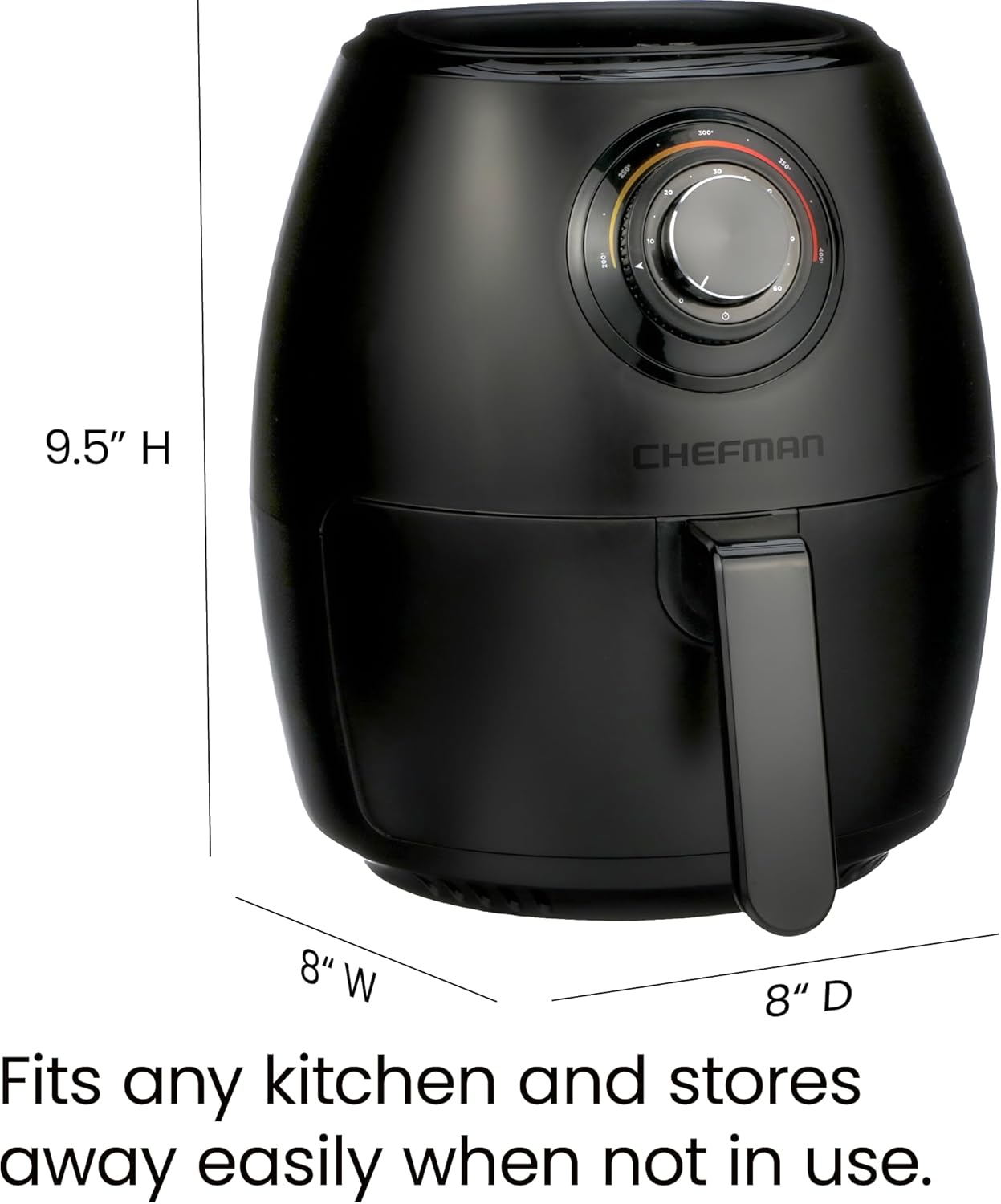 Chefman 12 Quart Air Fryer Oven 6 in 1 Convection Countertop with Presets