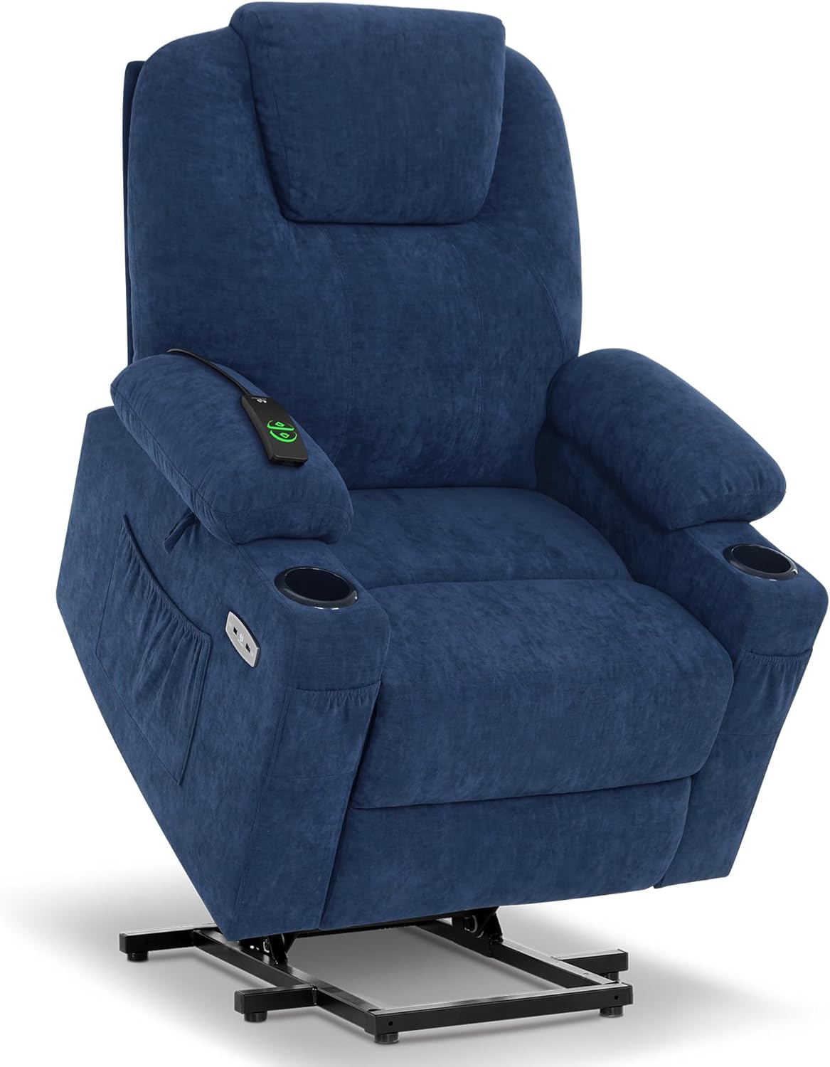 MCombo Power Lift Recliner Chair for Elderly with Heat Massage USB Cup Holders
