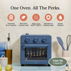 Our Place Air Fryer Toaster Oven 6 in 1 Compact Countertop Blue Multifunction