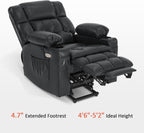 MCombo Dual Motor Power Lift Recliner Chair for Elderly with Heat Massage USB