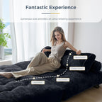 MAXYOYO Folding Sofa Bed Convertible Sleeper Chair with Pillow
