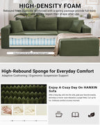 HANXIN Cloud Sectional Sofa L Shape Chaise Deep Seat Modular Living Room Couch