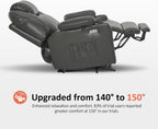 MCombo Electric Power Lift Recliner Massage Heat Chair for Elderly 3 Positions 2 Pockets USB