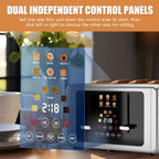 whall Digital Touch Screen Toaster 4 Slice Stainless Steel Dual Control Wide Slots