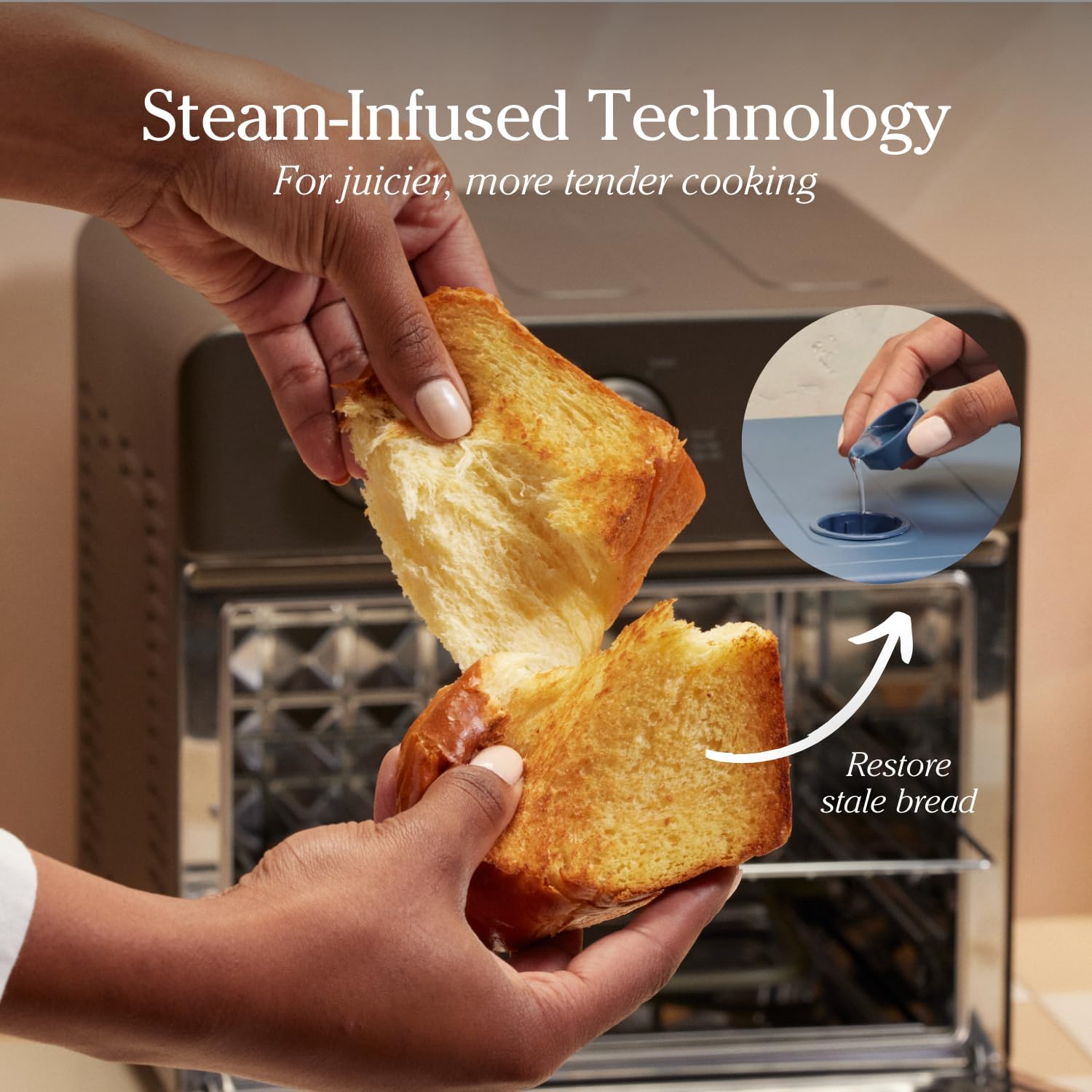 Our Place Air Fryer Toaster Oven 6 in 1 Compact Countertop Blue Multifunction