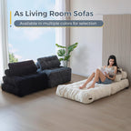 MAXYOYO Folding Sofa Bed Convertible Sleeper Chair with Pillow