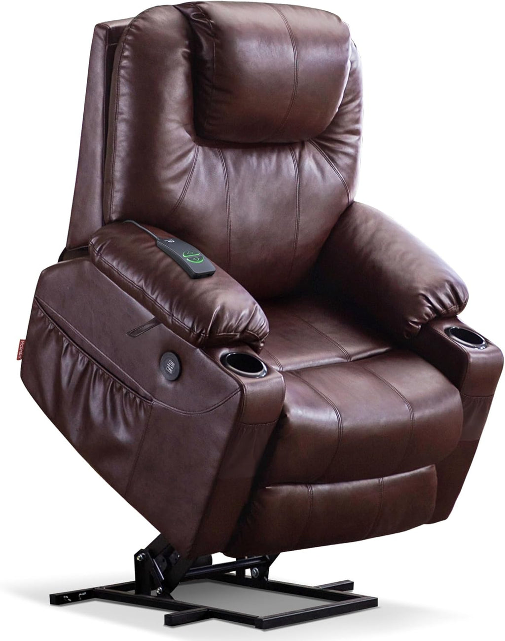 MCombo Electric Power Lift Recliner Massage Heat Chair for Elderly 3 Positions 2 Pockets USB