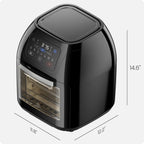 Chefman 12 Quart Air Fryer Oven 6 in 1 Convection Countertop with Presets
