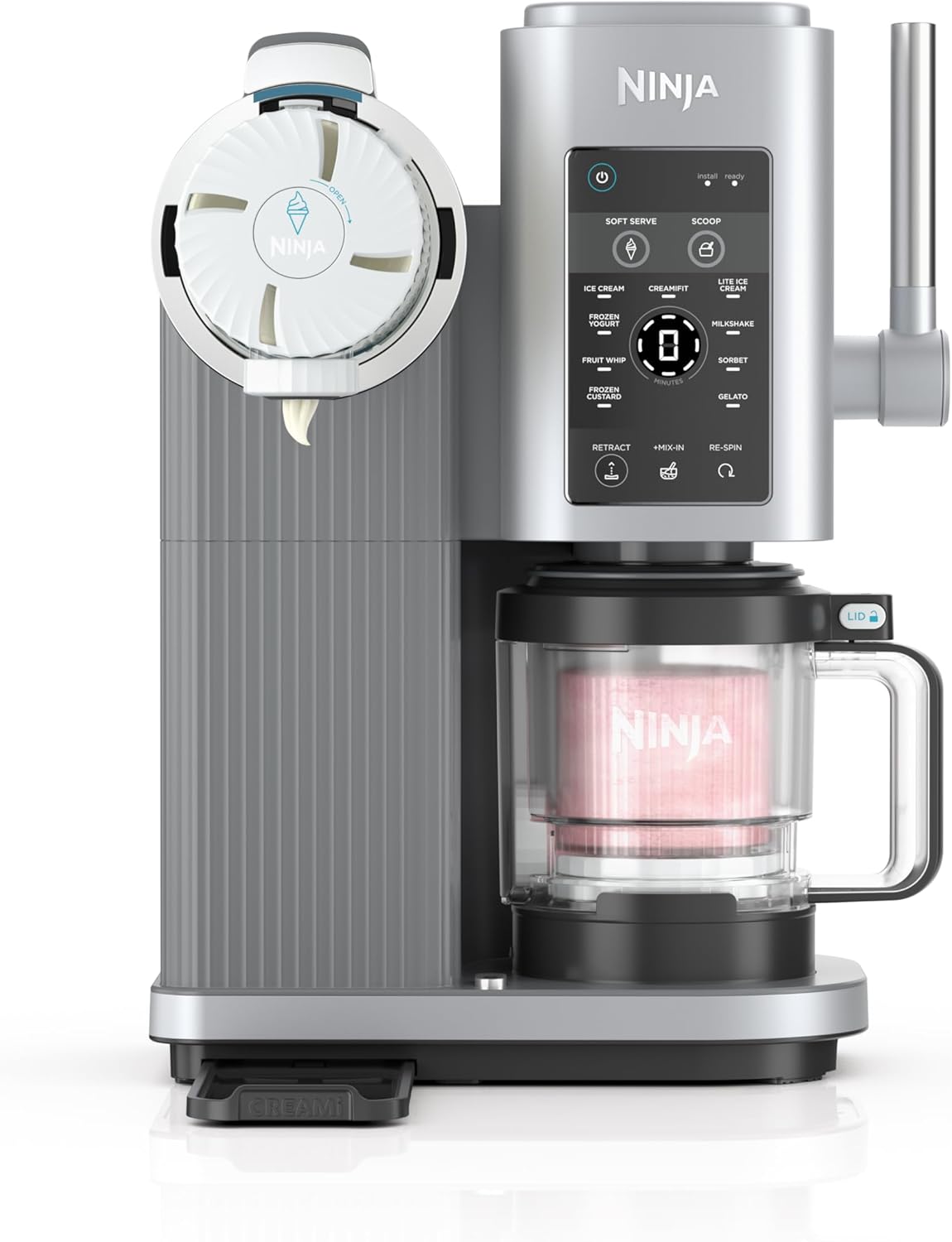 Ninja Swirl Ice Cream and Soft Serve Maker 13 in 1 Machine for Sorbet Milkshake Yogurt