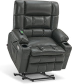 MCombo Dual Motor Power Lift Recliner Chair for Elderly with Heat Massage USB