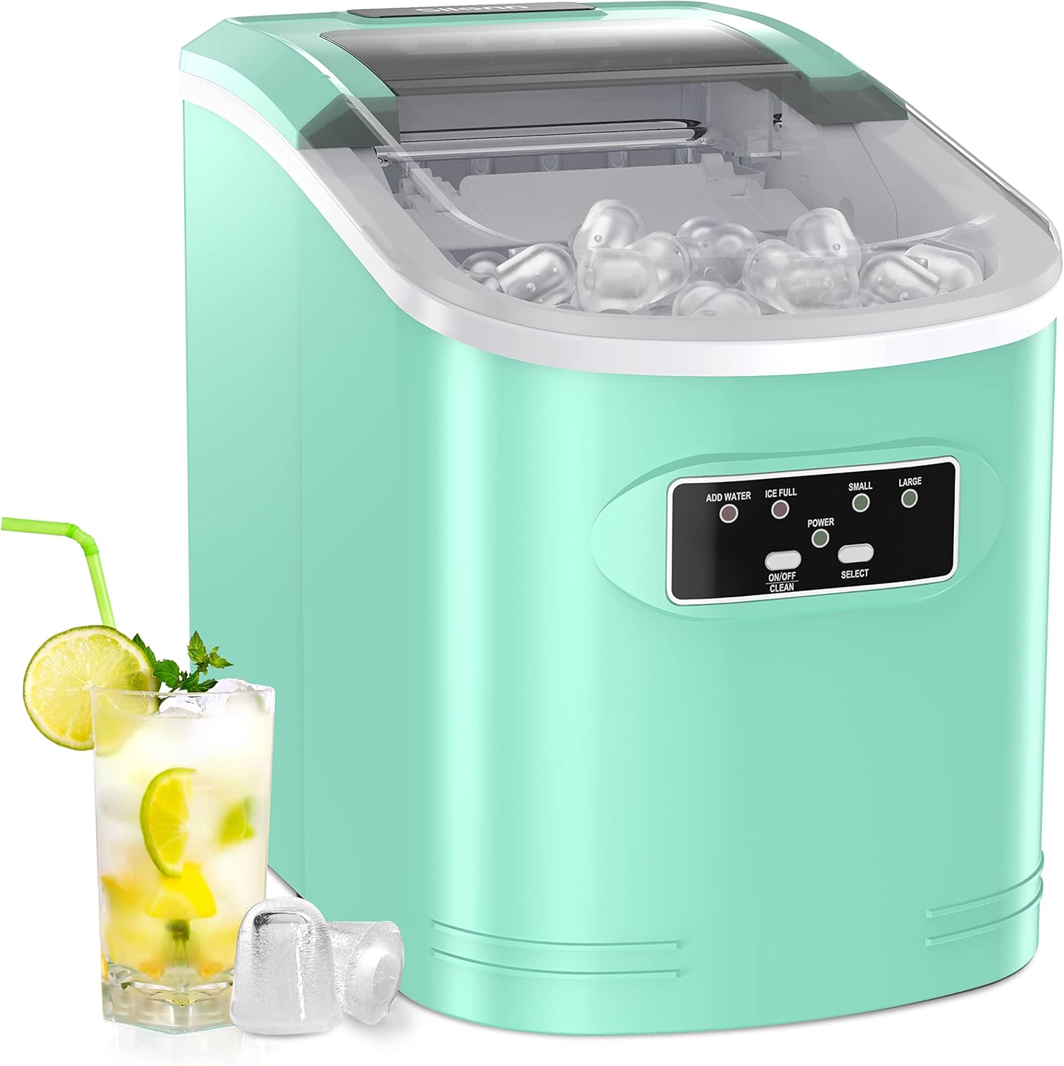 Silonn Nugget Ice Maker Countertop 33lbs Daily Soft Chewable Ice Machine