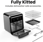 Chefman 12 Quart Air Fryer Oven 6 in 1 Convection Countertop with Presets