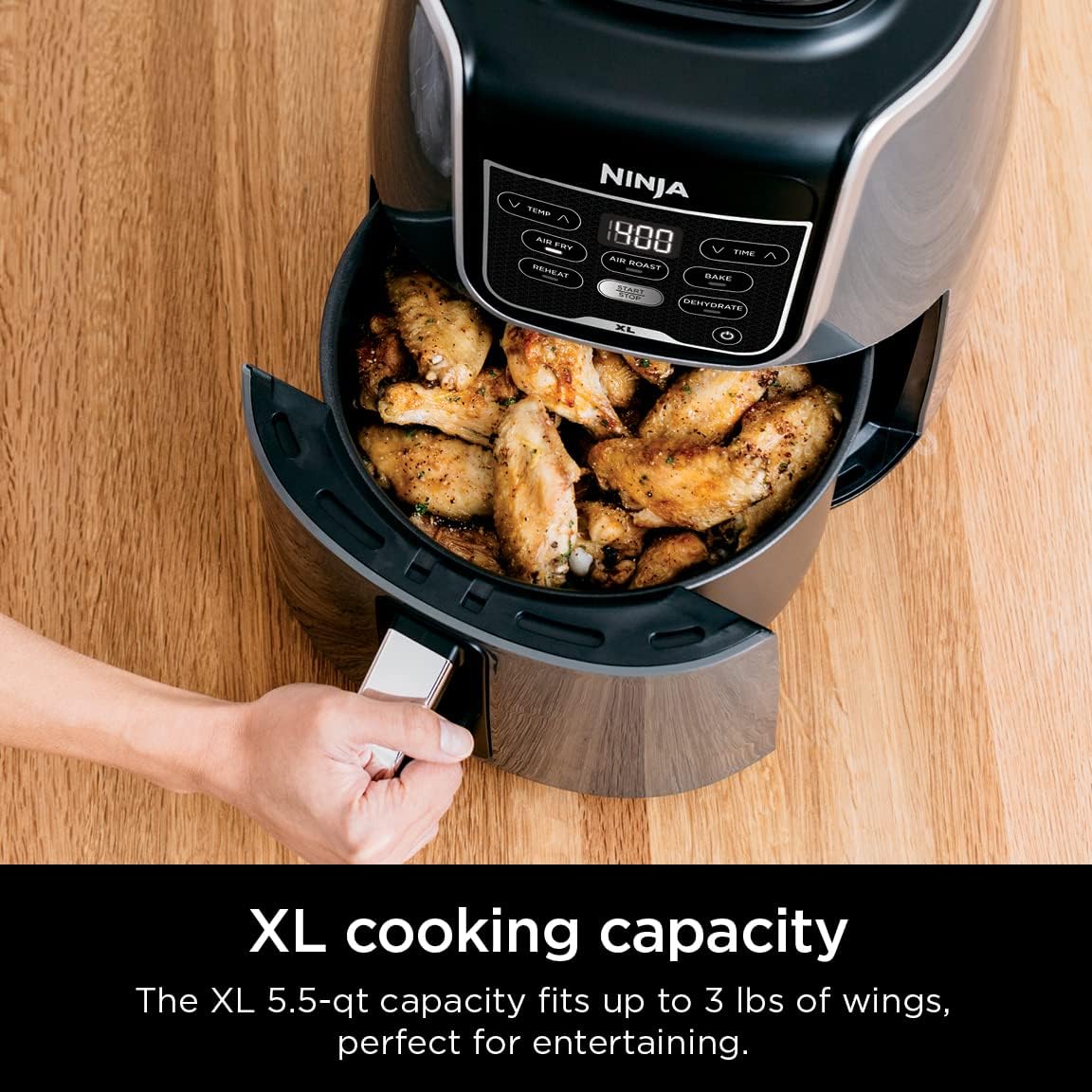 Ninja 4 Quart Air Fryer 4 in 1 Compact Oil Less Cooker for Healthy Meals