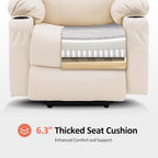 MCombo Electric Power Lift Recliner Massage Heat Chair for Elderly 3 Positions 2 Pockets USB