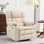 MCombo Dual Motor Power Lift Recliner Chair for Elderly with Heat Massage USB