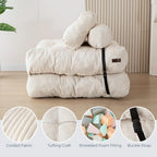 MAXYOYO Folding Sofa Bed Convertible Sleeper Chair with Pillow