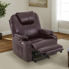 MCombo Electric Power Lift Recliner Massage Heat Chair for Elderly 3 Positions 2 Pockets USB