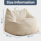 MAXYOYO Bean Bag Chair with Handle and Pocket for Adults Kids Teens