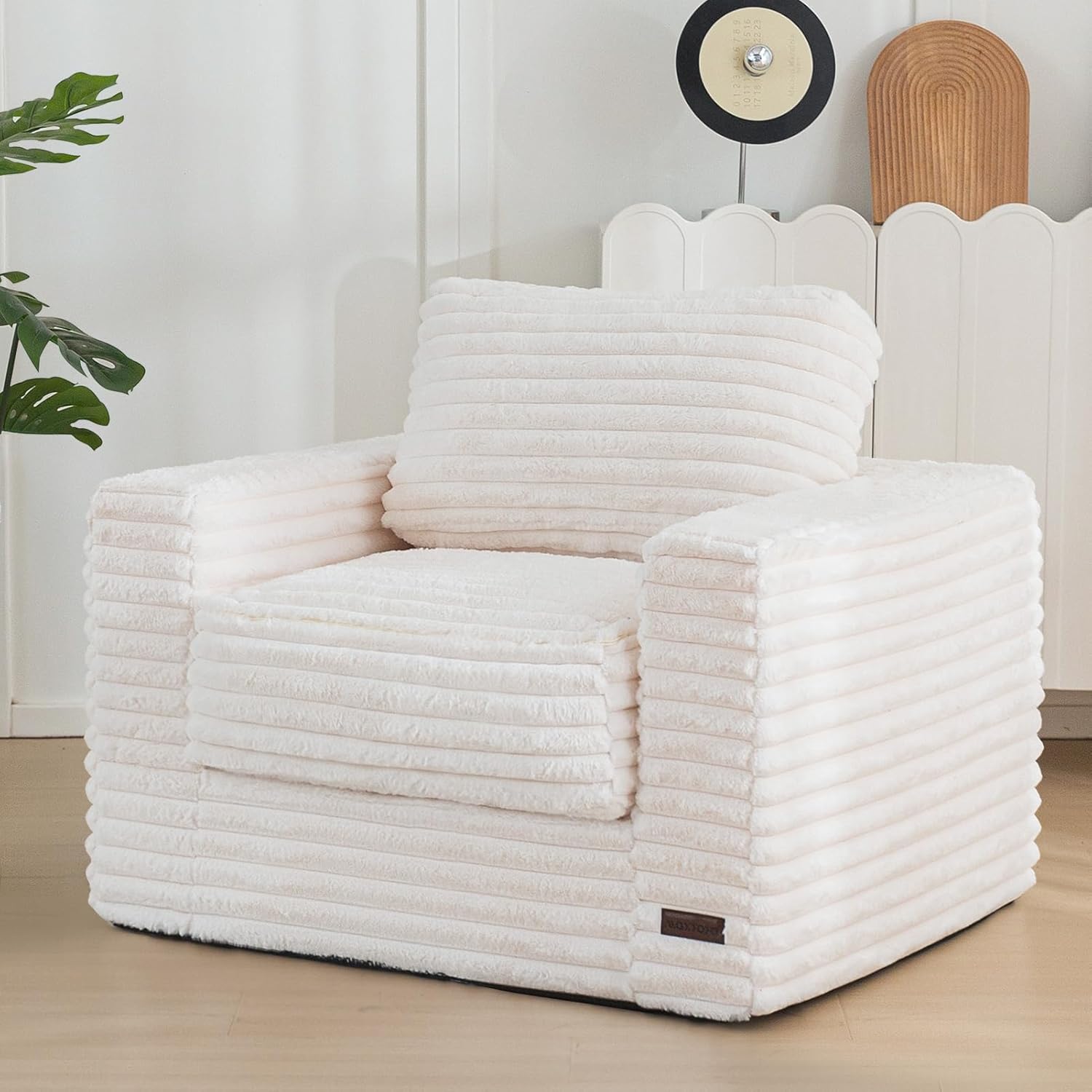 MAXYOYO Giant Bean Bag Chair for Adults with Pillows and Armrests