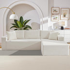 HANXIN Cloud Sectional Sofa L Shape Chaise Deep Seat Modular Living Room Couch