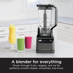 Ninja 1000W Countertop Blender Total Crushing Smoothie and Ice Blender 72oz Black & Grey