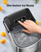 Silonn Nugget Ice Maker Countertop 33lbs Daily Soft Chewable Ice Machine