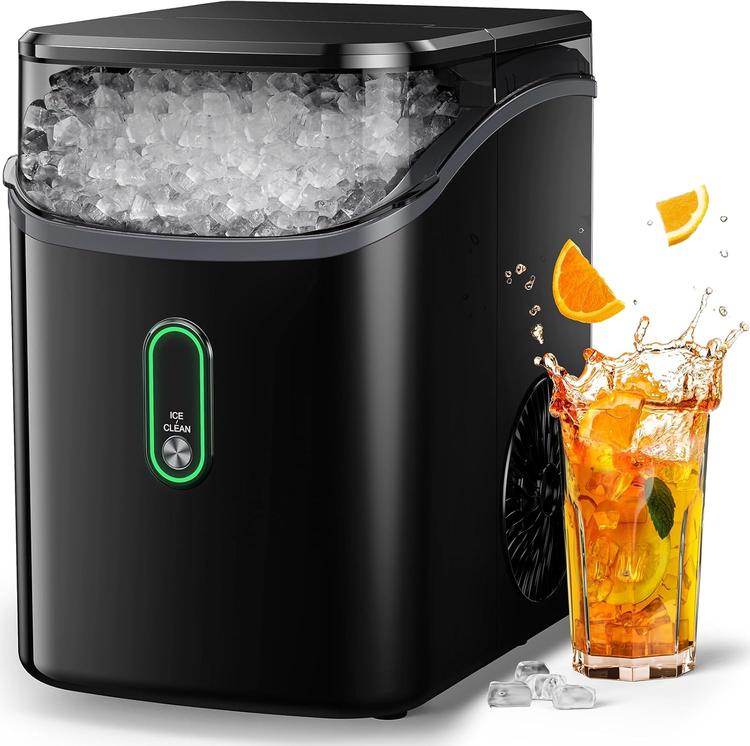 Silonn Nugget Ice Maker Countertop 33lbs Daily Soft Chewable Ice Machine