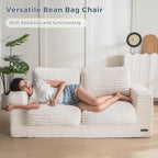 MAXYOYO Giant Bean Bag Chair for Adults with Pillows and Armrests