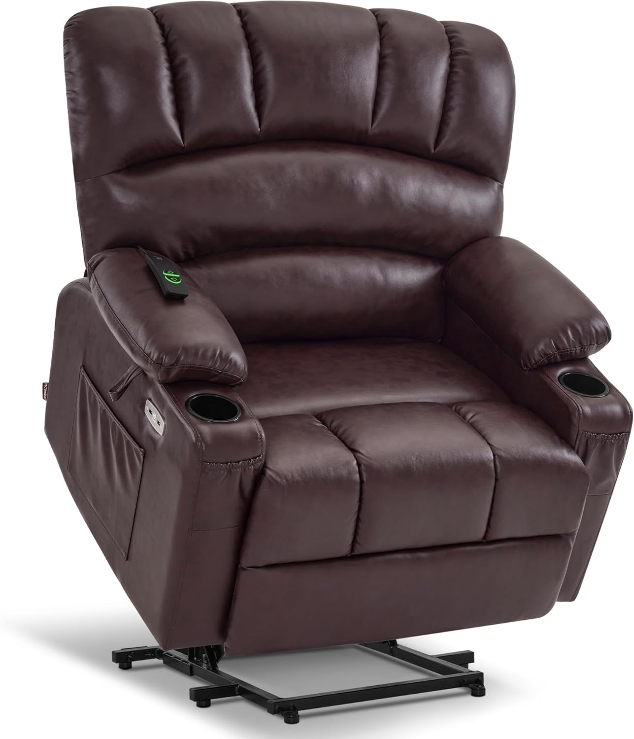 MCombo Power Lift Recliner Chair for Elderly with Heat Massage USB Cup Holders