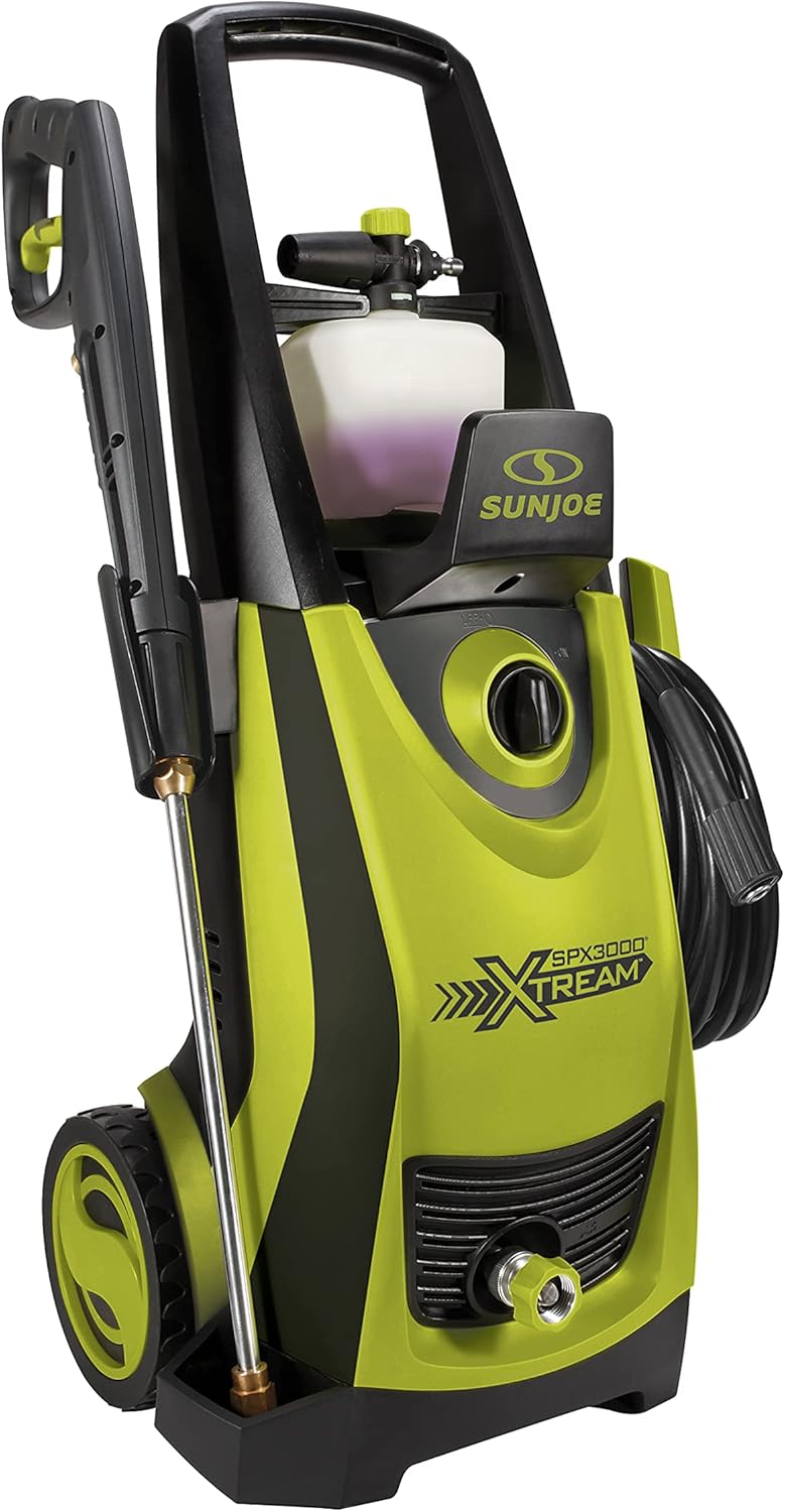 Sun Joe SPX3000 Electric Pressure Washer 2030 PSI 1.2 GPM with Dual Soap Tanks