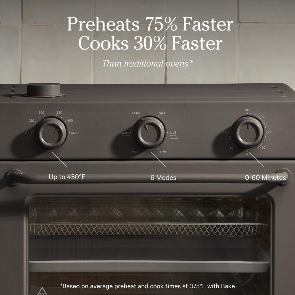 Our Place Air Fryer Toaster Oven 6 in 1 Compact Countertop Blue Multifunction