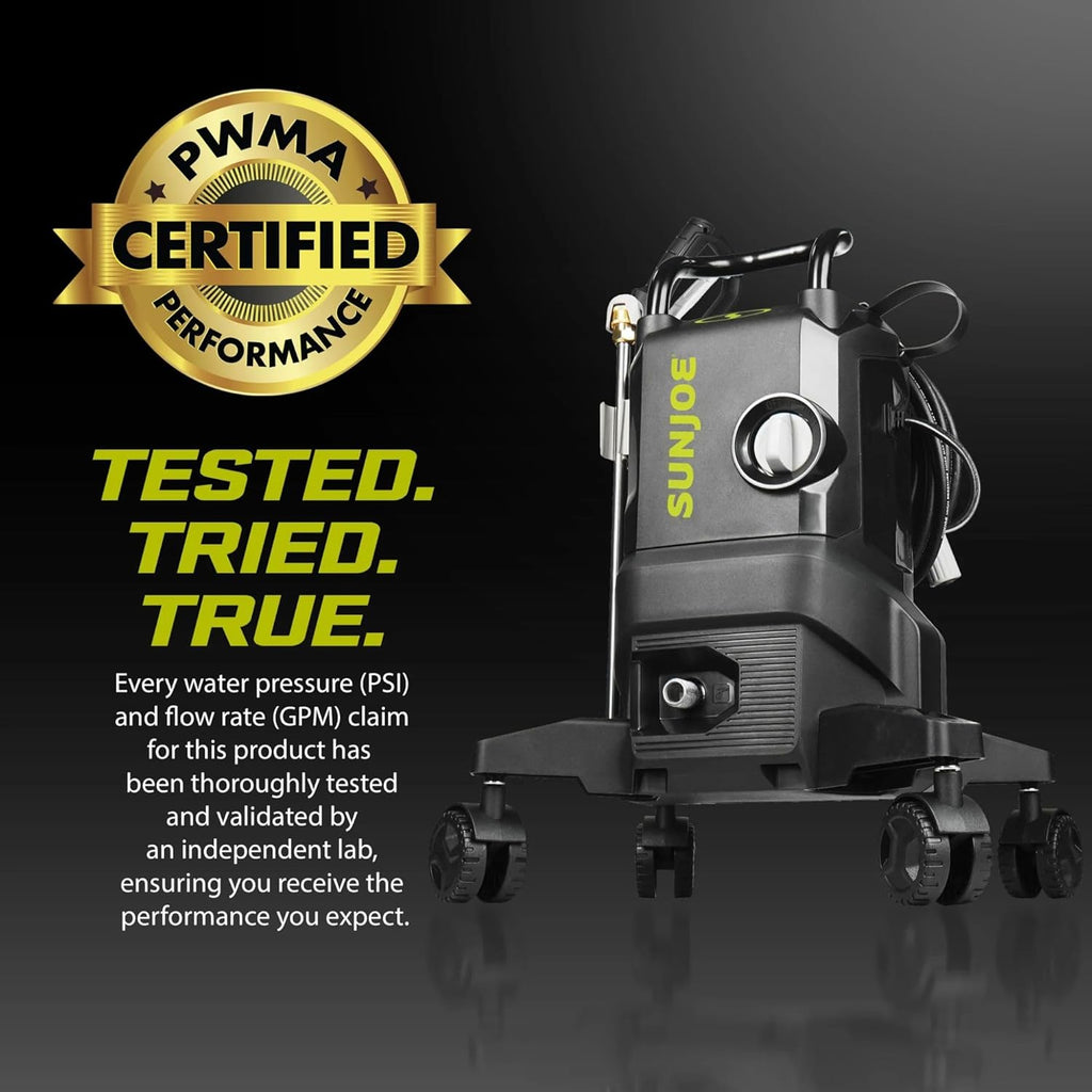 Sun Joe SPX3000 Electric Pressure Washer 2030 PSI 1.2 GPM with Dual Soap Tanks