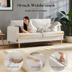 Loveseat Sofa Couch USB Ports 2 Seater Deep Seating Small Couch