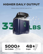 Silonn Nugget Ice Maker Countertop 33lbs Daily Soft Chewable Ice Machine