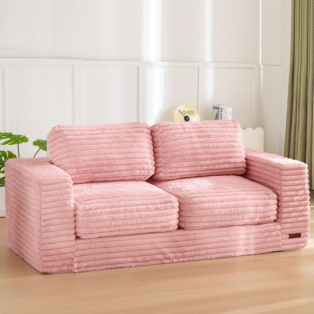 MAXYOYO Giant Bean Bag Chair for Adults with Pillows and Armrests