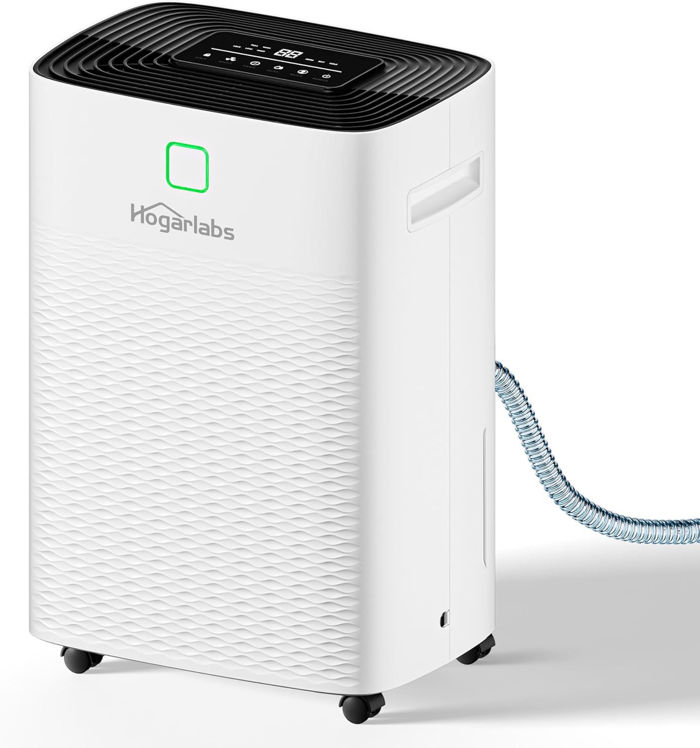 HOGARLABS 34 Pint Dehumidifier for Home Basement Ultra Silent Auto Shut Off Humidity Control