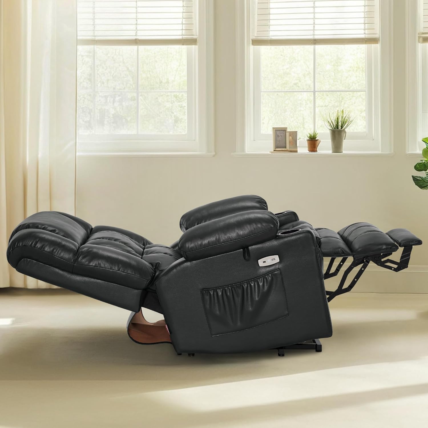 MCombo Dual Motor Power Lift Recliner Chair for Elderly with Heat Massage USB