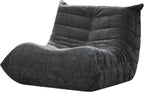 Hobestluk Giant Bean Bag Chair Memory Foam Faux Fur Sofa for Living Room