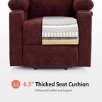 MCombo Power Lift Recliner Chair for Elderly with Heat Massage USB Cup Holders