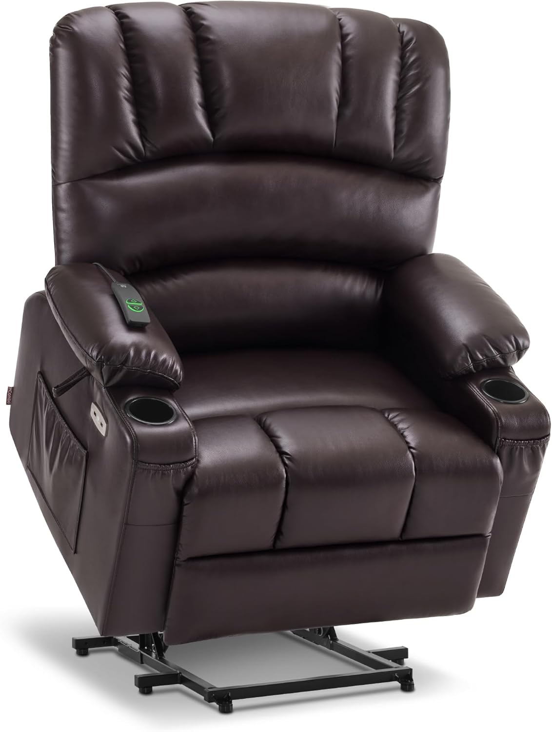 MCombo Power Lift Recliner Chair for Elderly with Heat Massage USB Cup Holders