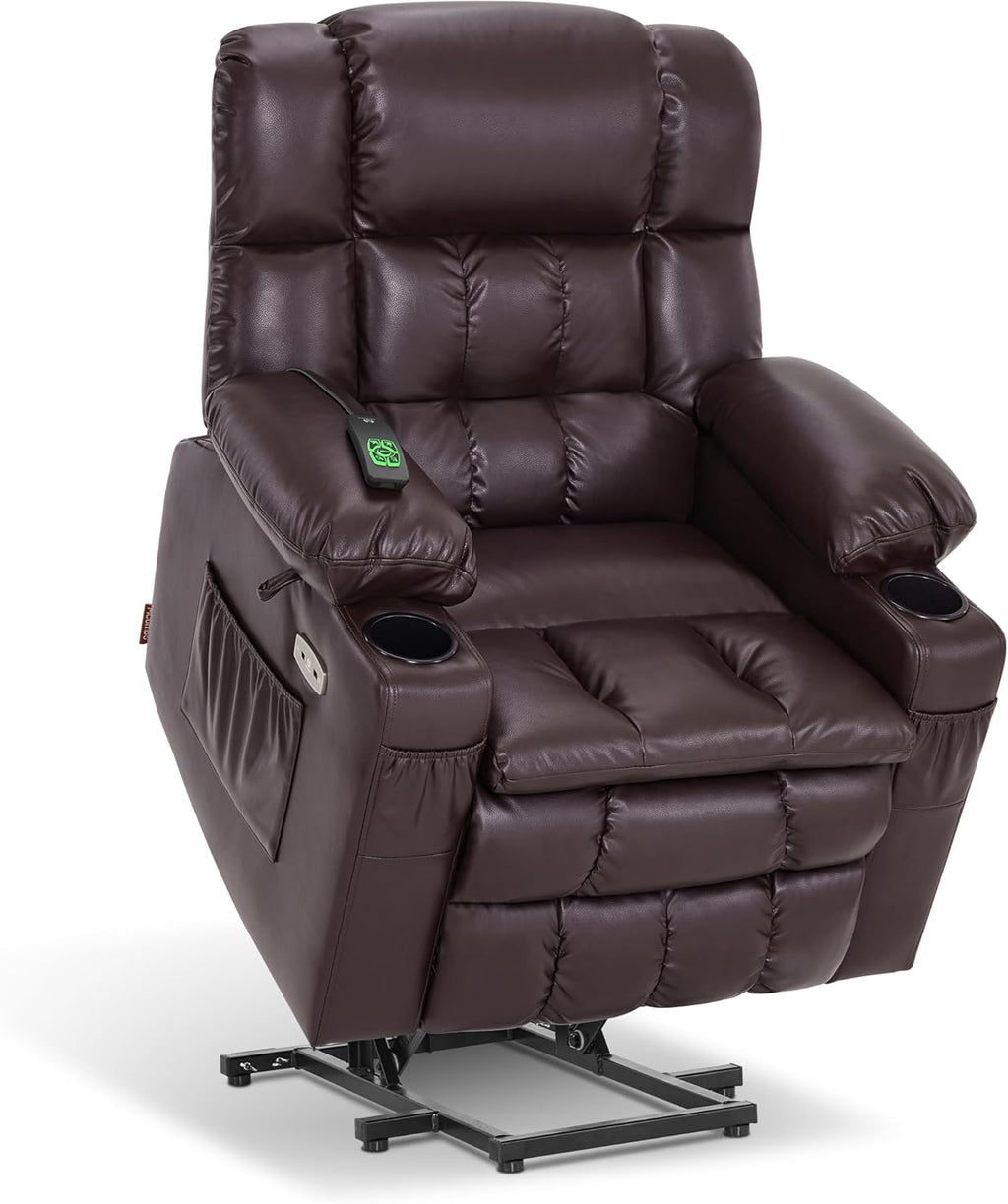 MCombo Dual Motor Power Lift Recliner Chair for Elderly with Heat Massage USB