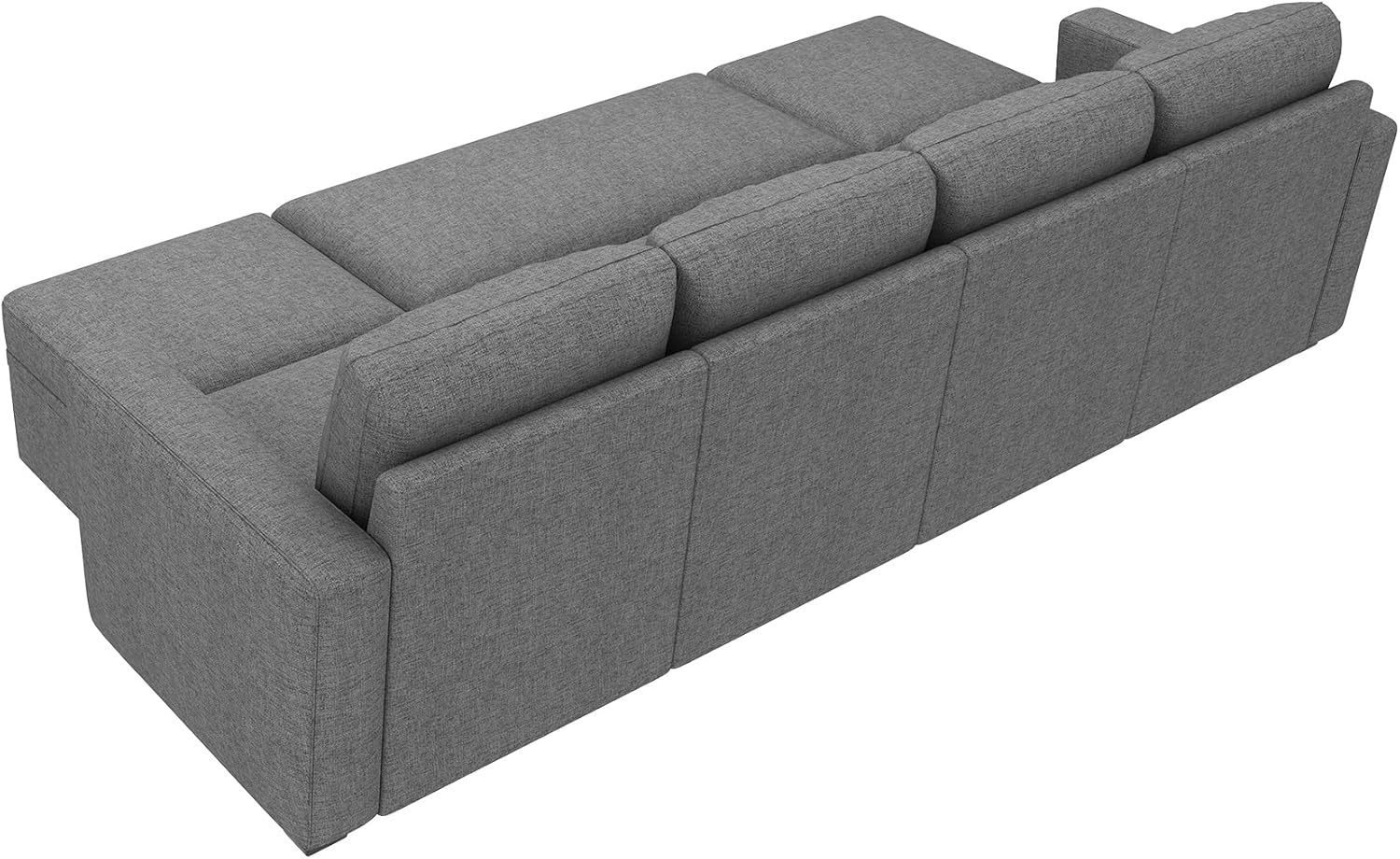 HONBAY Modular L Shaped Sectional Sleeper Sofa with Storage Pull Out Bed