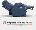 MCombo Electric Power Lift Recliner Massage Heat Chair for Elderly 3 Positions 2 Pockets USB