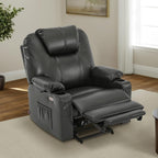 MCombo Electric Power Lift Recliner Massage Heat Chair for Elderly 3 Positions 2 Pockets USB