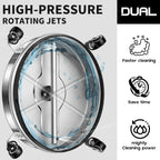 LidoDola 14 Inch Pressure Washer Surface Cleaner with Wheels for Concrete Patio Deck