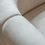 Acanva Luxury Velvet Sofa 3 Seater Modern Curved Back Couch for Living Room