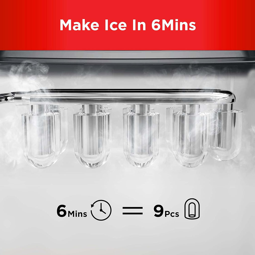 Silonn Nugget Ice Maker Countertop 33lbs Daily Soft Chewable Ice Machine