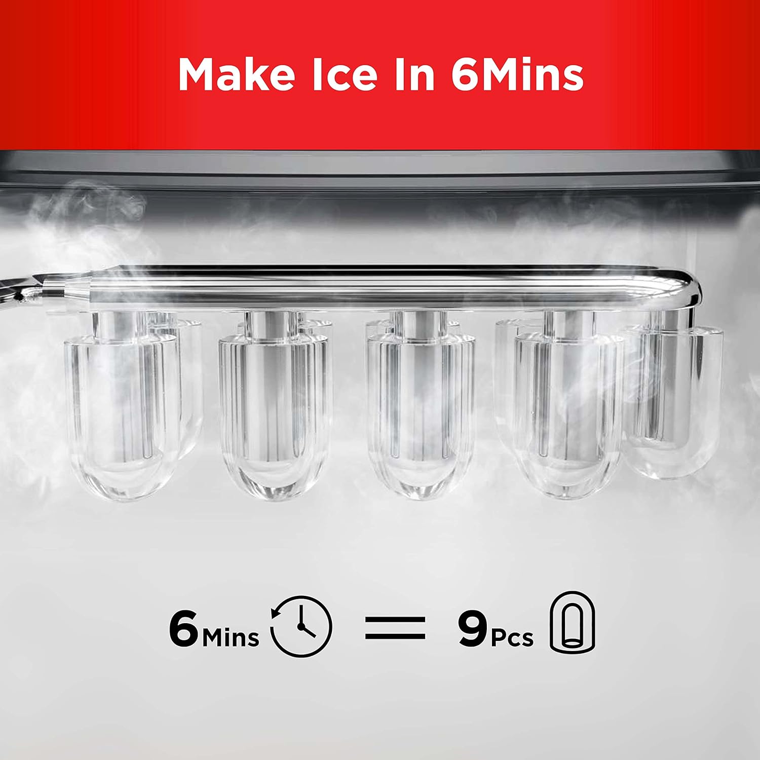Silonn Nugget Ice Maker Countertop 33lbs Daily Soft Chewable Ice Machine