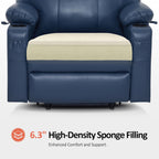 MCombo Electric Power Lift Recliner Massage Heat Chair for Elderly 3 Positions 2 Pockets USB