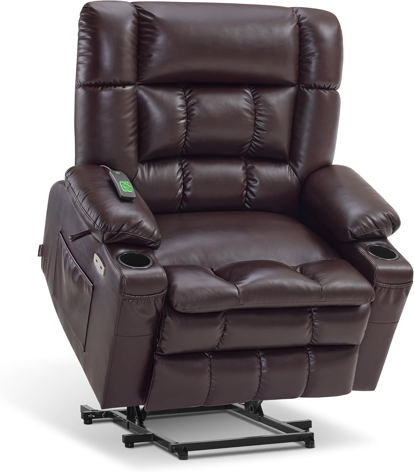 MCombo Dual Motor Power Lift Recliner Chair for Elderly with Heat Massage USB